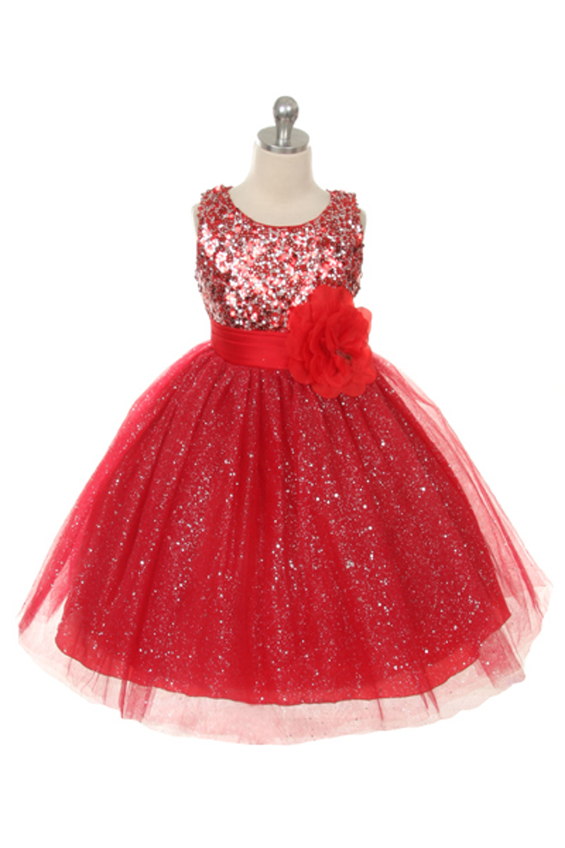 Girl Red Dress